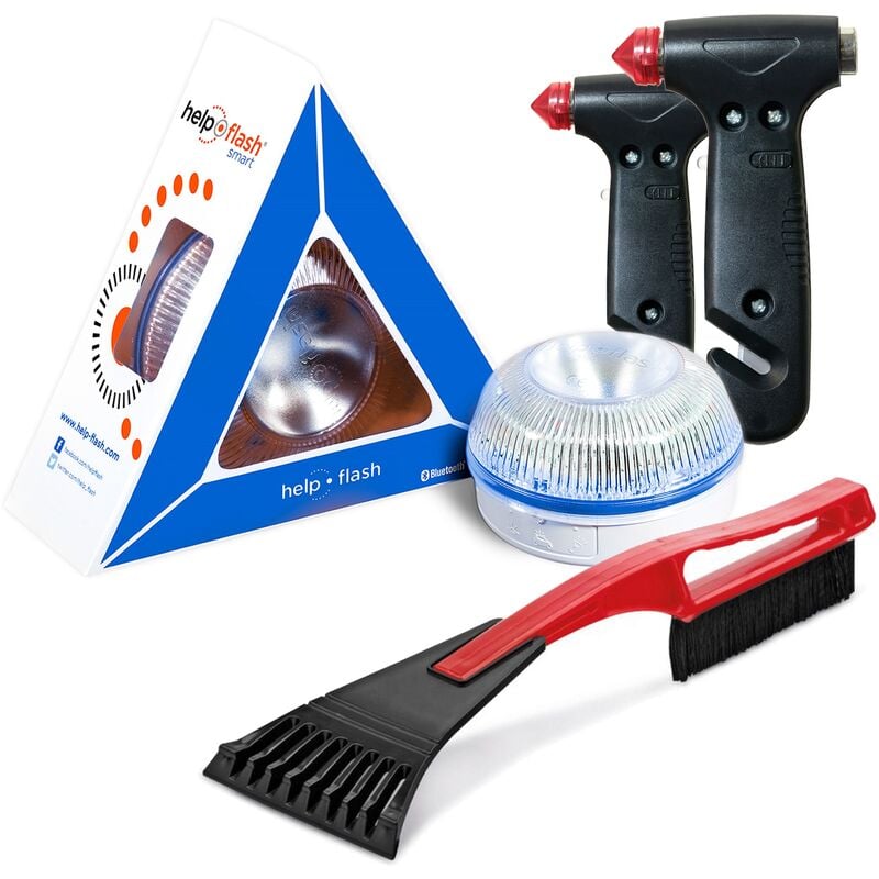 Smart - luz de emergencia AUTÓNOMA preseñalización de peligro y linterna, homologada, normativa DGT, V16, activación AUTOMÁTICA + 2x MARTILLO de
Smart - luz de emergencia AUTÓNOMA preseñalización de peligro y linterna, homologada, normativa DGT, V16, activación AUTOMÁTICA + 2x MARTILLO de