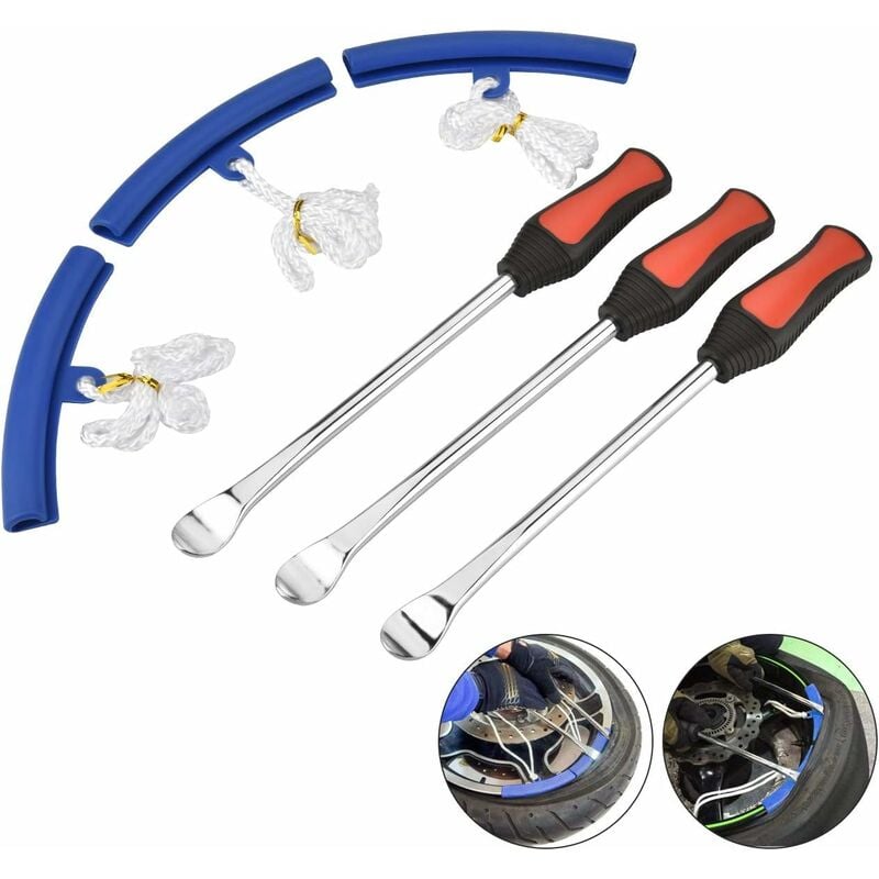 Herramienta de palanca de neumáticos 3 cucharas palanca de herramienta neumática con 3 protectores de llantas Kit de cambio de cucharas de rueda
Herramienta de palanca de neumáticos 3 cucharas palanca de herramienta neumática con 3 protectores de llantas Kit de cambio de cucharas de rueda