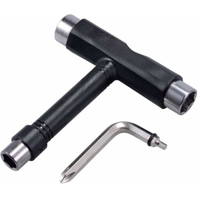Herramientas de skate multifunción portátiles en forma de T de con llave Allen tipo T y destornillador Phillips tipo L
Herramientas de skate multifunción portátiles en forma de T de con llave Allen tipo T y destornillador Phillips tipo L