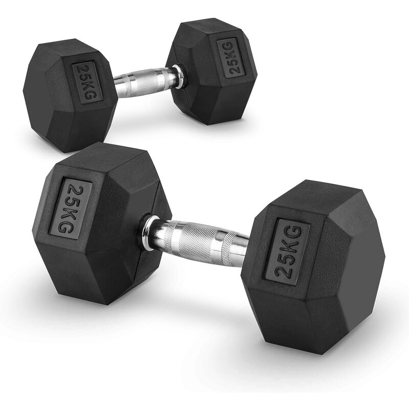Hexbell Mancuernas Pesa corta 25kg