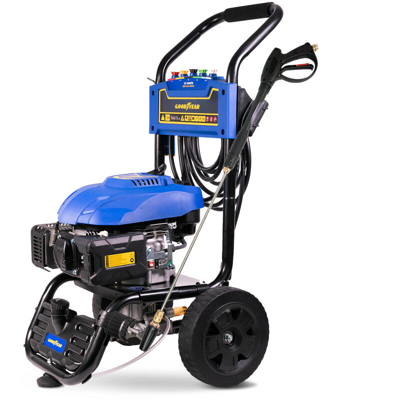 Hidrolimpiadora gasolina alta presión profesional 4100W. Caudal máximo 570 l/h. Presión 200 bares. Con enrolladora de cable. Incluye lanza turbo,
Hidrolimpiadora gasolina alta presión profesional 4100W. Caudal máximo 570 l/h. Presión 200 bares. Con enrolladora de cable. Incluye lanza turbo,