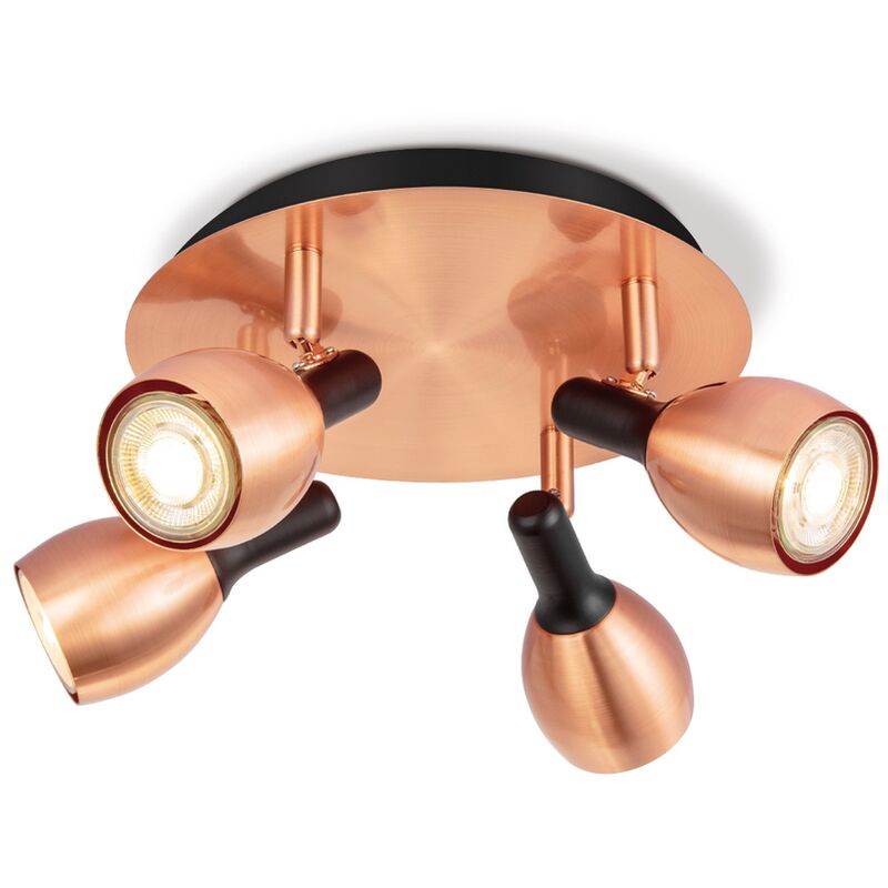 Home Sweet Home - Hogar, dulce hogar del punto del LED Novi cobre / Negro 4x5,8W - Acheteur
Home Sweet Home - Hogar, dulce hogar del punto del LED Novi cobre / Negro 4x5,8W - Acheteur