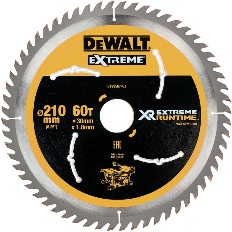 Dewalt DT99567-QZ Hojas para Sierra Circular Estacionaria XR EXTREME RUNTIME 210mm x 30mm 60D 20º
Dewalt DT99567-QZ Hojas para Sierra Circular Estacionaria XR EXTREME RUNTIME 210mm x 30mm 60D 20º