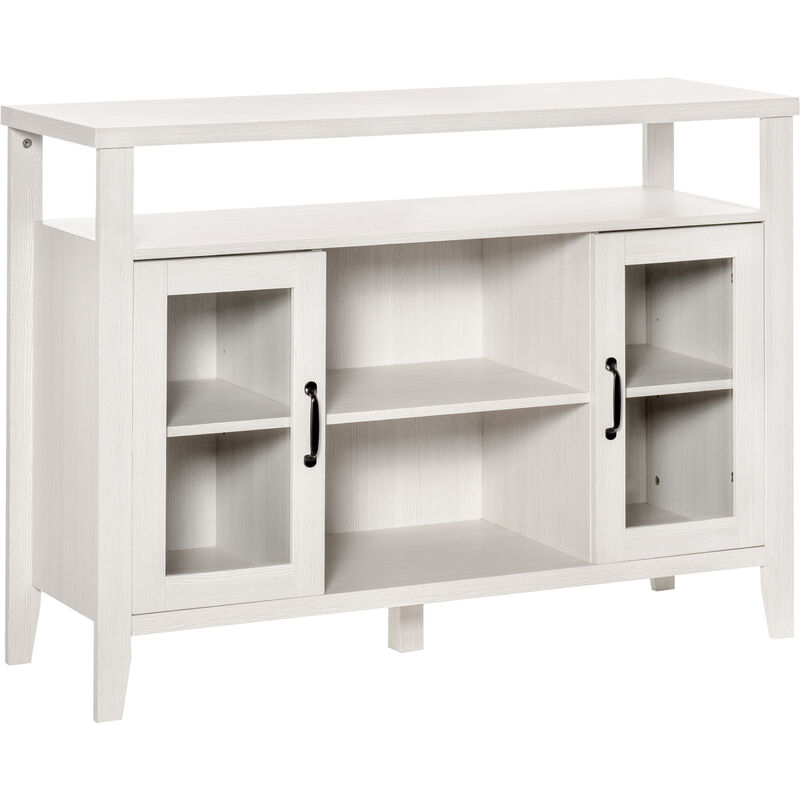 Aparador de Cocina Armario de Almacenaje con 2 Armarios de Puerta con Estante Ajustable Estantes Abiertos para Comedor Salón 116x39,5x86,5 cm Blanco
Aparador de Cocina Armario de Almacenaje con 2 Armarios de Puerta con Estante Ajustable Estantes Abiertos para Comedor Salón 116x39,5x86,5 cm Blanco