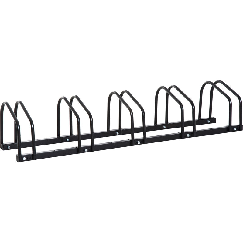 Aparcamiento para 5 Bicicletas Soporte para Aparcar Bicicletas en Suelo Acero Estacionamiento y Organizador Interior y Exterior 130x33x27 cm Negro
Aparcamiento para 5 Bicicletas Soporte para Aparcar Bicicletas en Suelo Acero Estacionamiento y Organizador Interior y Exterior 130x33x27 cm Negro