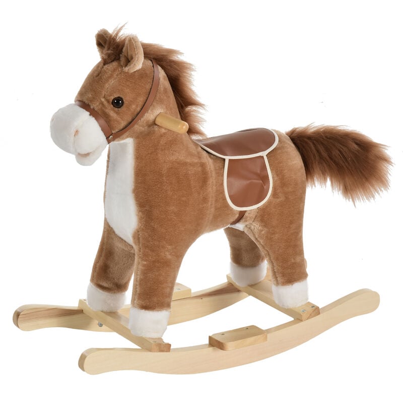 Homcom - Caballo Balancín con Boca y Cola Móviles Música para +36 Meses 65x32,5x61 cm - Marrón
Homcom - Caballo Balancín con Boca y Cola Móviles Música para +36 Meses 65x32,5x61 cm - Marrón
