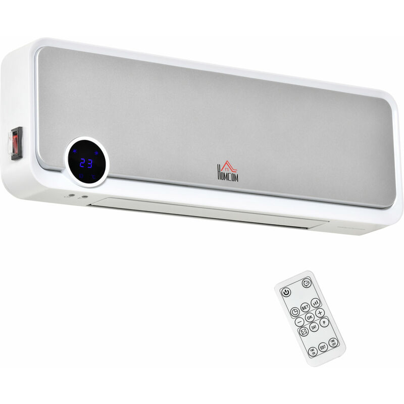 Calefactor Baño de Pared 1000W/2000W con Mando a Distancia Temporizador de 12H Termostato y Protección contra Sobrecalentamiento 56x18,5x11,7 cm
Calefactor Baño de Pared 1000W/2000W con Mando a Distancia Temporizador de 12H Termostato y Protección contra Sobrecalentamiento 56x18,5x11,7 cm