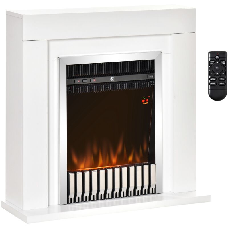 Chimenea Eléctrica Potencia 1000/2000W con Llama Termostato Mando a Distancia Temporizador y Protección Sobrecalentamiento para 20-25 m² 79x26x77,5
Chimenea Eléctrica Potencia 1000/2000W con Llama Termostato Mando a Distancia Temporizador y Protección Sobrecalentamiento para 20-25 m² 79x26x77,5