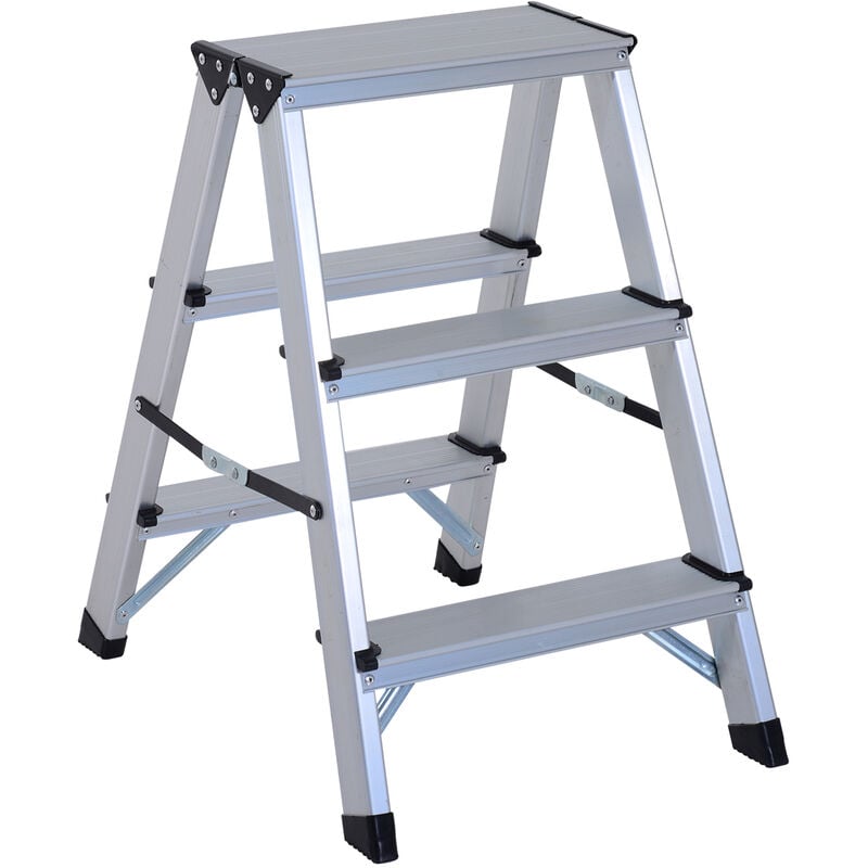 Escalera de Tijera Aluminio Plegable Escalera Doméstica de Mano Carga 150kg 3 - Plateado
Escalera de Tijera Aluminio Plegable Escalera Doméstica de Mano Carga 150kg 3 - Plateado