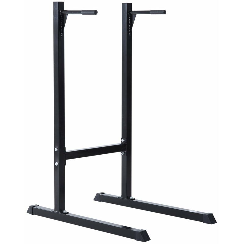 Estación Dip de Musculación tipo Barras Soporte para Entrenar Pecho Abdominales y Espalda con Peso Máximo de 120kg - Negro - Homcom
Estación Dip de Musculación tipo Barras Soporte para Entrenar Pecho Abdominales y Espalda con Peso Máximo de 120kg - Negro - Homcom