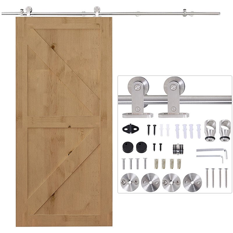 Kit Instalacion Puerta Corredera Madera Puertas Corredizas Riel Acero Inoxidable - Acero inoxidable
Kit Instalacion Puerta Corredera Madera Puertas Corredizas Riel Acero Inoxidable - Acero inoxidable