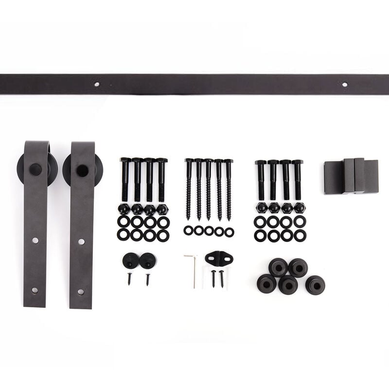 Herraje 200cm para Puerta Corredera de Madera Guía Riel con Tornillos Carga 90kg - Marron
Herraje 200cm para Puerta Corredera de Madera Guía Riel con Tornillos Carga 90kg - Marron