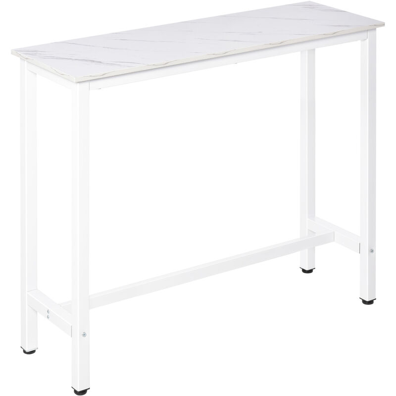 Homcom - Mesa de Bar Mesa de Comedor con Superficie de Granos de Mármol Estructura de Acero Estilo Moderno para Cocina Bistro Cafetería 120x40x100 cm
Homcom - Mesa de Bar Mesa de Comedor con Superficie de Granos de Mármol Estructura de Acero Estilo Moderno para Cocina Bistro Cafetería 120x40x100 cm