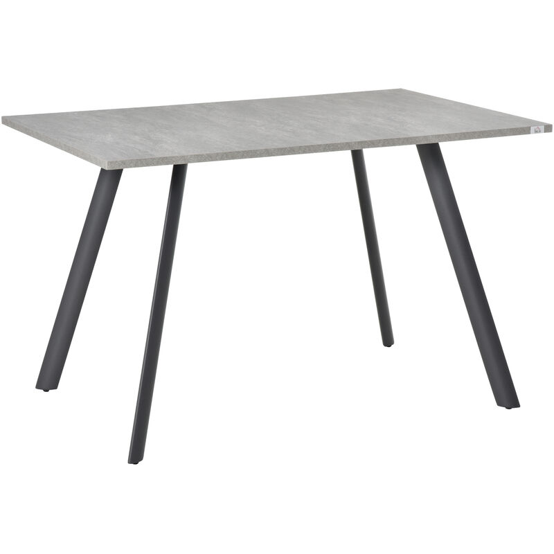Mesa de Comedor Rectangular Mesa de Salón o Cocina Estilo Industrial con Patas de Metal y Almohadillas Ajustables 120x80x76 cm Acabado en Cemento
Mesa de Comedor Rectangular Mesa de Salón o Cocina Estilo Industrial con Patas de Metal y Almohadillas Ajustables 120x80x76 cm Acabado en Cemento
