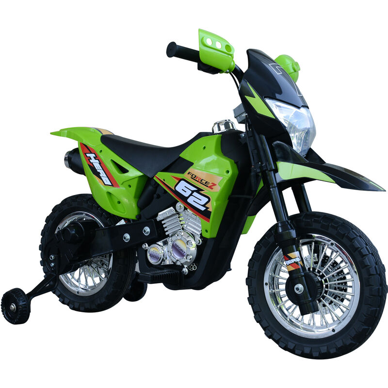 Moto Eléctrica Infantil para Niños de +3 Años con Luces Música y Ruedas Verde - Verde
Moto Eléctrica Infantil para Niños de +3 Años con Luces Música y Ruedas Verde - Verde