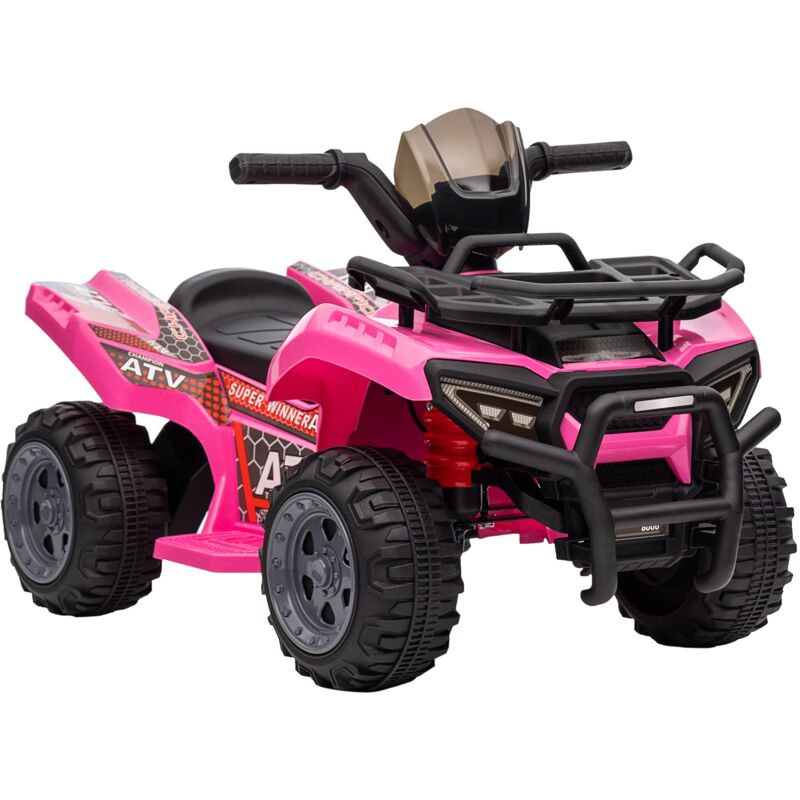 Homcom - Quad Eléctrico para Niños de 18-36 Meses Vehículo Eléctrico a Batería 6V con Faros LED Velocidad de 2 km/h y Avance 66x44x42 cm - Rosa
Homcom - Quad Eléctrico para Niños de 18-36 Meses Vehículo Eléctrico a Batería 6V con Faros LED Velocidad de 2 km/h y Avance 66x44x42 cm - Rosa