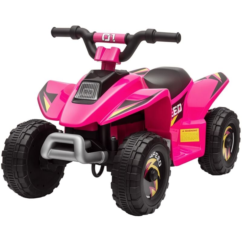 Homcom - Quad Eléctrico para Niños de +3 Años Vehículo Eléctrico Cuatrimoto a Batería 6V con Avance y Retroceso Carga Máx. 30 kg 72x40x45,5 cm - Rosa
Homcom - Quad Eléctrico para Niños de +3 Años Vehículo Eléctrico Cuatrimoto a Batería 6V con Avance y Retroceso Carga Máx. 30 kg 72x40x45,5 cm - Rosa