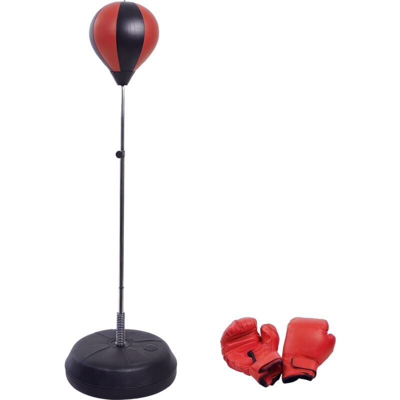 Saco de Boxeo de Pie Punching Ball con Altura Ajustable de 4 Niveles Base Rellenable de Agua o Arena y Guantes para Adolescentes Ø43x125-145 cm
Saco de Boxeo de Pie Punching Ball con Altura Ajustable de 4 Niveles Base Rellenable de Agua o Arena y Guantes para Adolescentes Ø43x125-145 cm