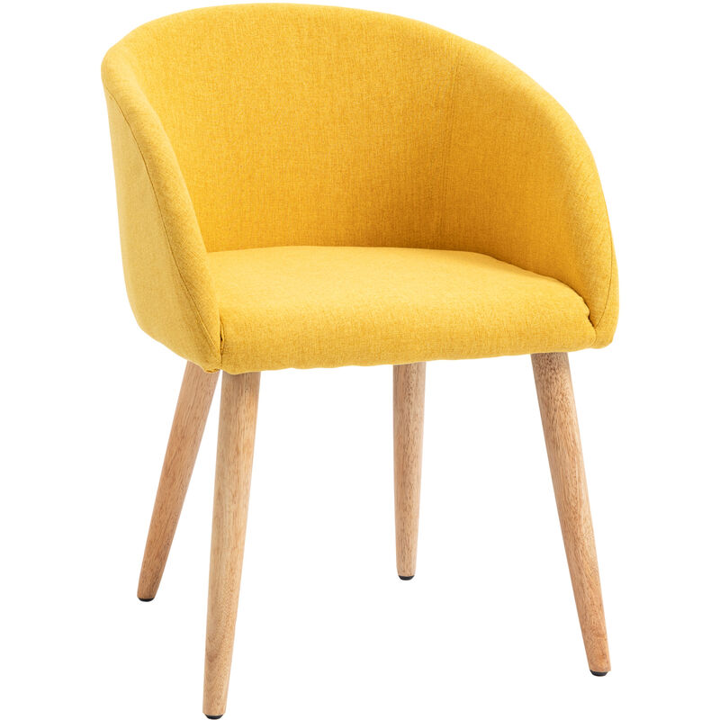 Silla de Comedor Tapizada en Lino Sintético con Asiento Acolchado y Patas de Madera Silla de Ocio Moderna para Salón Dormitorio 55x58x74 cm - Amarillo
Silla de Comedor Tapizada en Lino Sintético con Asiento Acolchado y Patas de Madera Silla de Ocio Moderna para Salón Dormitorio 55x58x74 cm - Amarillo