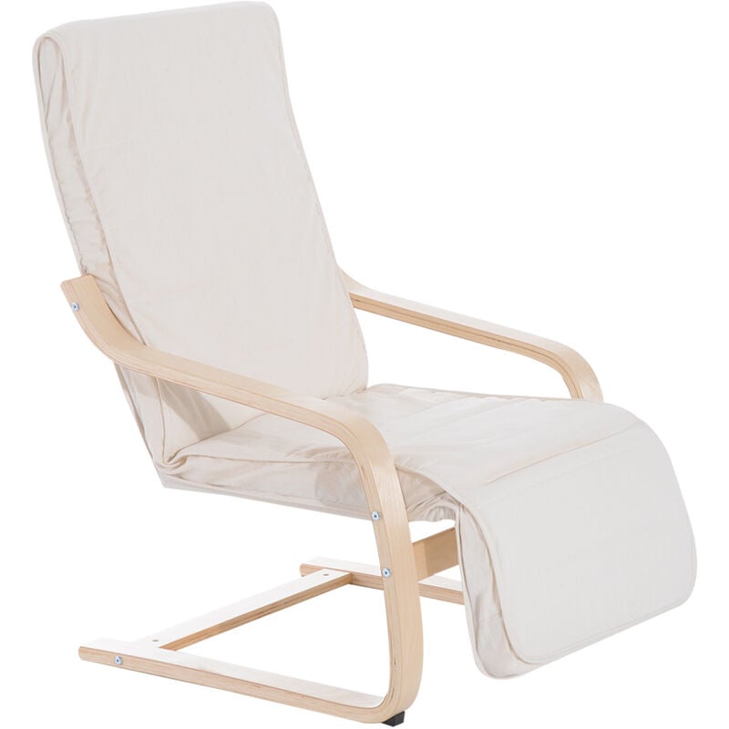 Sillón de Relax Silla de Relax Madera de Abedul con Reposapiernas ajustable - Beige
Sillón de Relax Silla de Relax Madera de Abedul con Reposapiernas ajustable - Beige