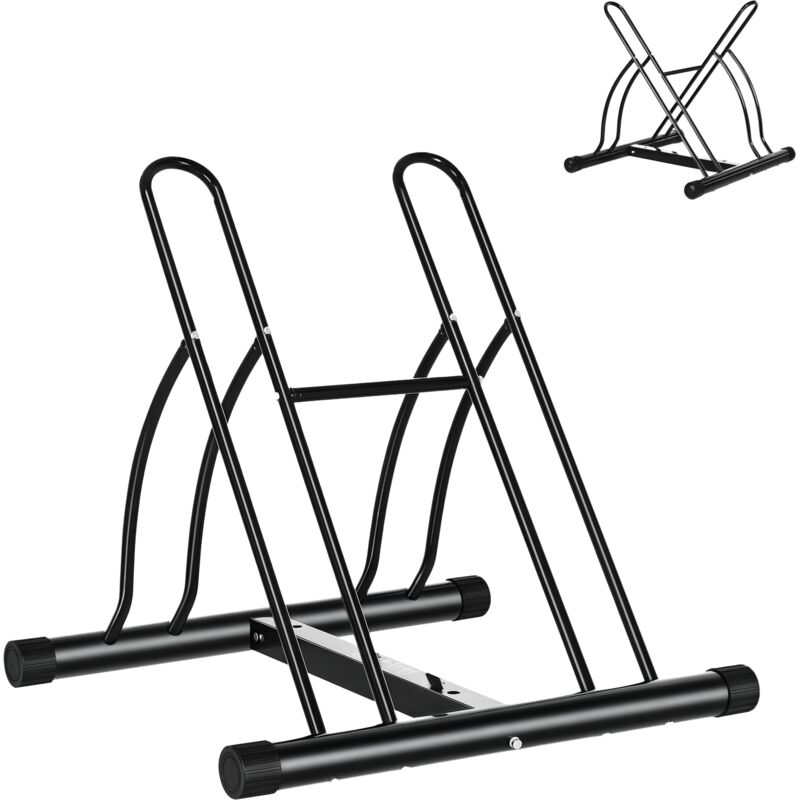Soporte de Estacionamiento para 2 Bicicletas Portátil Metal 60x54x57 cm Negro - Negro
Soporte de Estacionamiento para 2 Bicicletas Portátil Metal 60x54x57 cm Negro - Negro