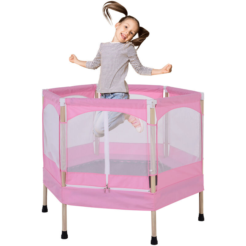 Homcom - Trampolín Infantil Cama Elástica para Niños mayores de 3 Años Jardín Rosa - Rosa
Homcom - Trampolín Infantil Cama Elástica para Niños mayores de 3 Años Jardín Rosa - Rosa