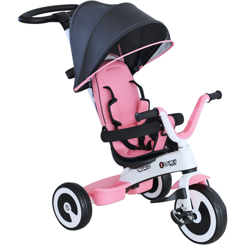 Triciclo Bebé Pedales Desmontables 4 en 1 Trike Bicicletas para Niños +18 Mes Evolutivo - Rosa
Triciclo Bebé Pedales Desmontables 4 en 1 Trike Bicicletas para Niños +18 Mes Evolutivo - Rosa