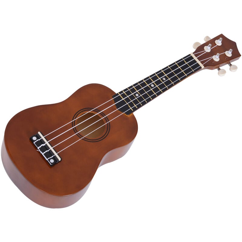 Homcom - Ukelele 21 Pulgada Ukelele Soprano de Iniciación para Principiantes Cuerda Nylon - Marrón
Homcom - Ukelele 21 Pulgada Ukelele Soprano de Iniciación para Principiantes Cuerda Nylon - Marrón