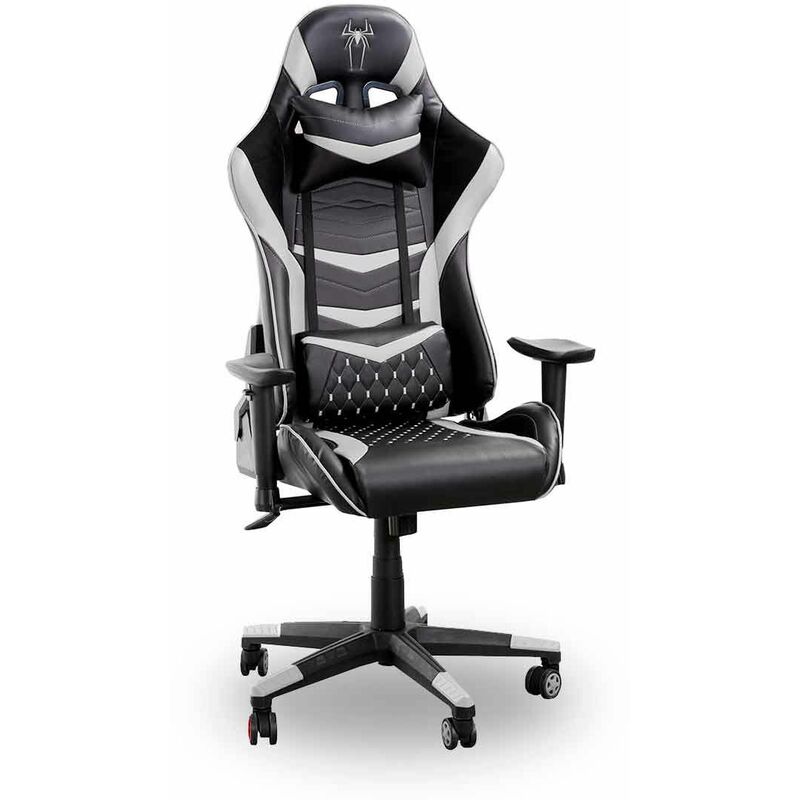 ®- Silla Gaming Boss, Silla de Oficina, Escritorio, sillón Gamer Giratorio Reposabrazos 3D, reclinable | Color: - Gris - Boss - Home Heavenly
®- Silla Gaming Boss, Silla de Oficina, Escritorio, sillón Gamer Giratorio Reposabrazos 3D, reclinable | Color: - Gris - Boss - Home Heavenly
