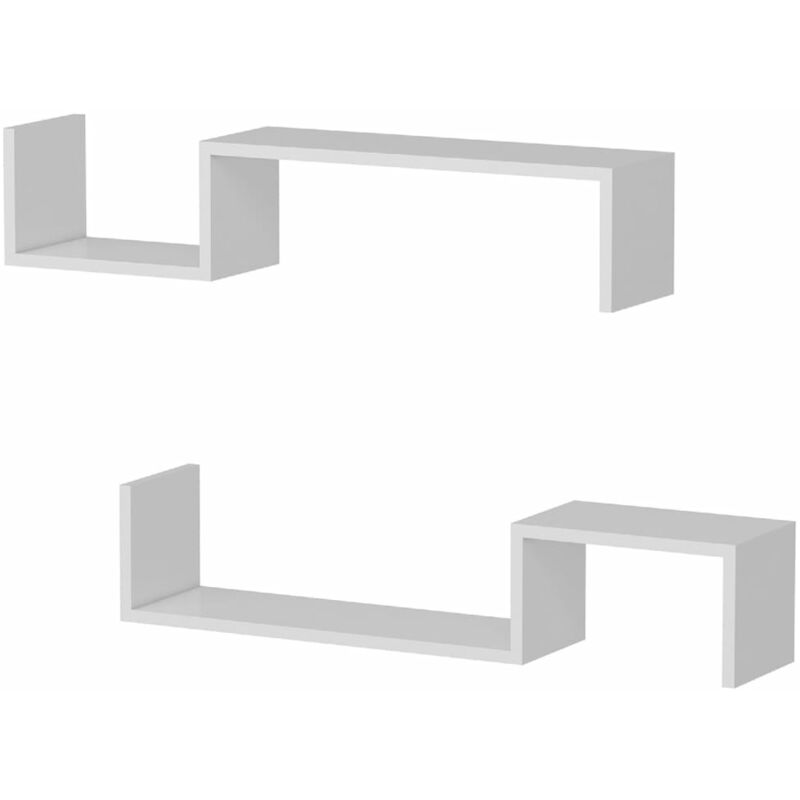 Home Mania - Homemania Juego de estantería de pared Angel 95,4x19,5x19,5 cm blanco - Blanco
Home Mania - Homemania Juego de estantería de pared Angel 95,4x19,5x19,5 cm blanco - Blanco
