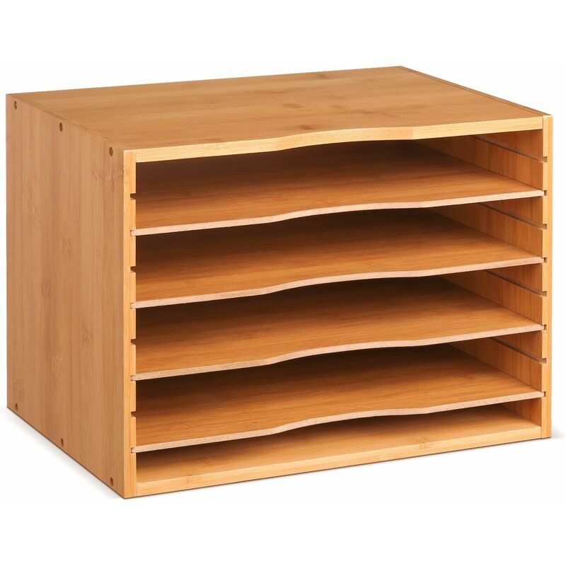 Bamboo Storage Módulo de almacenamiento de escritorio con 4 divisores extraíbles para archivadores 33x24,6x26 - Homfa
Bamboo Storage Módulo de almacenamiento de escritorio con 4 divisores extraíbles para archivadores 33x24,6x26 - Homfa