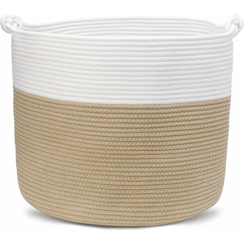Cesto de ropa de cuerda de algodón natural Cesto de ropa sucia Cesto de ropa sucia para sala de estar Dormitorio Baño Caqui y blanco 40L 41 x 38 x
Cesto de ropa de cuerda de algodón natural Cesto de ropa sucia Cesto de ropa sucia para sala de estar Dormitorio Baño Caqui y blanco 40L 41 x 38 x