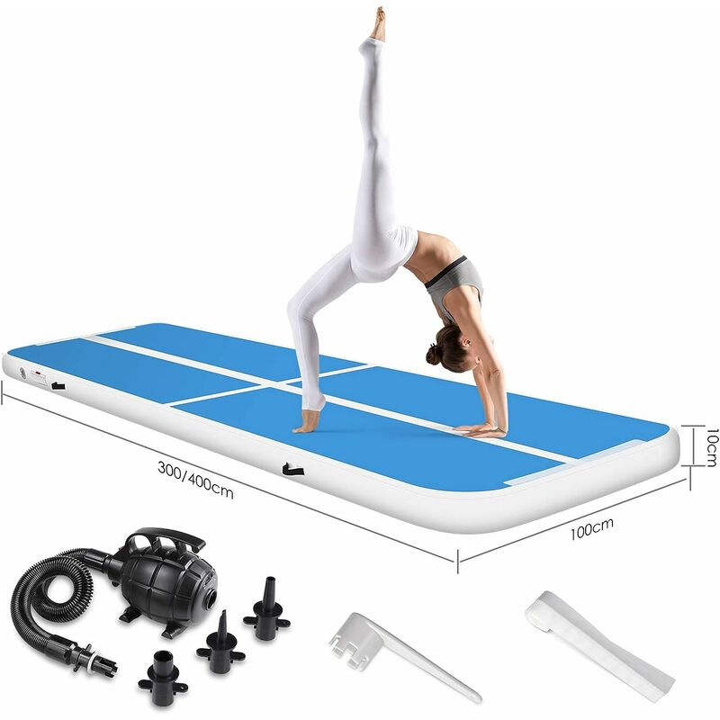 Homfa Esterilla de entrenamiento hinchable, colchoneta de gimnasia de 3 m, colchoneta de gimnasia con bomba de aire eléctrica, juego para yoga, casa,
Homfa Esterilla de entrenamiento hinchable, colchoneta de gimnasia de 3 m, colchoneta de gimnasia con bomba de aire eléctrica, juego para yoga, casa,