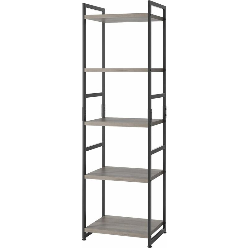 Librería Estantería Vintage Multifuncional Estantería de metal de 5 niveles 45x35x150cm (Gris) - Homfa
Librería Estantería Vintage Multifuncional Estantería de metal de 5 niveles 45x35x150cm (Gris) - Homfa