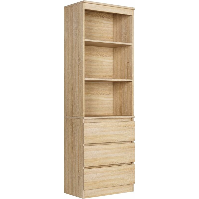 stantería con 3 Cajones Estantería Oficina Vitrina Salón Mueble Alto Armario Almacenaje para Documentos Archivadores Libros Carpetas Roble
stantería con 3 Cajones Estantería Oficina Vitrina Salón Mueble Alto Armario Almacenaje para Documentos Archivadores Libros Carpetas Roble