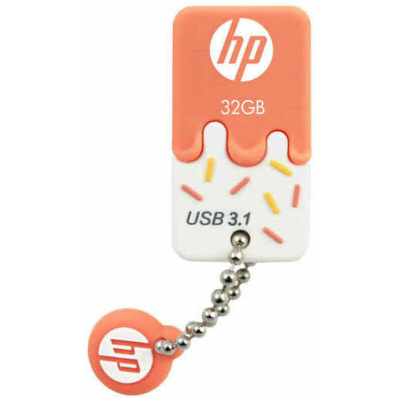Memoria USB X778W USB 3.1 75 MB/s Naranja 64 GB - HP 
Memoria USB X778W USB 3.1 75 MB/s Naranja 64 GB - HP