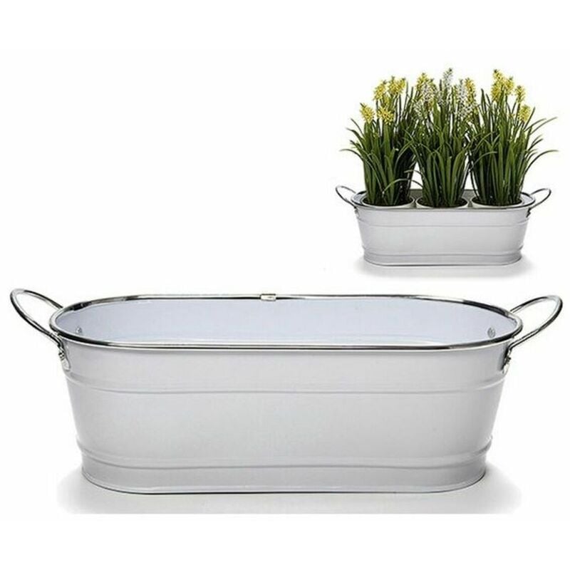 Jardinera Blanco Plata Metal Plateado (32,5 x 10,5 x 11 cm) (32,5 x 10,5 x 11 cm) - Ibergarden
Jardinera Blanco Plata Metal Plateado (32,5 x 10,5 x 11 cm) (32,5 x 10,5 x 11 cm) - Ibergarden