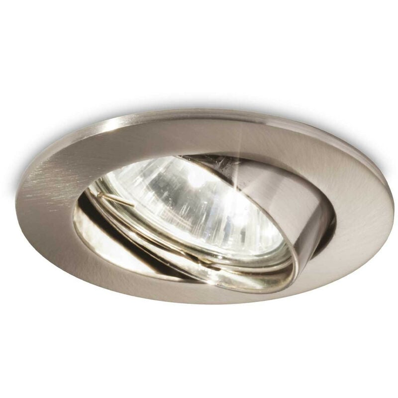 Ideal Lux Lighting - Ideal Lux - 1 foco empotrable inclinable ligero (paquete de 3) níquel, GU10
Ideal Lux Lighting - Ideal Lux - 1 foco empotrable inclinable ligero (paquete de 3) níquel, GU10