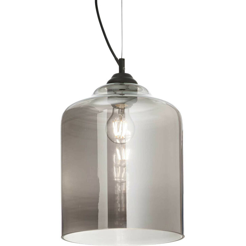 Ideal Lux Bistro' - 1 lámpara colgante de techo tipo domo negro, gris ahumado, cuadrado de vidrio, E27
Ideal Lux Bistro' - 1 lámpara colgante de techo tipo domo negro, gris ahumado, cuadrado de vidrio, E27