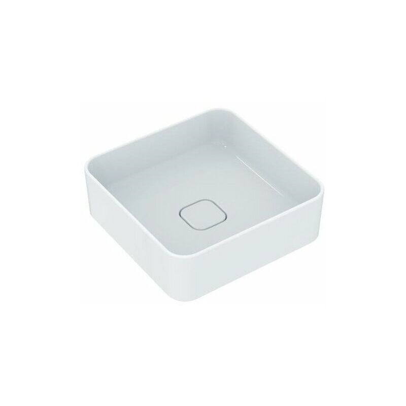 Lavabo sobre encimera STRADA II sin rebosadero sin orificio para grifería 400x400x180mm blanco I +
Lavabo sobre encimera STRADA II sin rebosadero sin orificio para grifería 400x400x180mm blanco I +