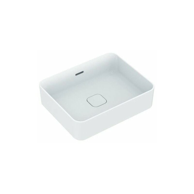 Lavabo sobre encimera STRADA II con rebosadero sin orificio para grifería 500x400x175mm blanco I +
Lavabo sobre encimera STRADA II con rebosadero sin orificio para grifería 500x400x175mm blanco I +