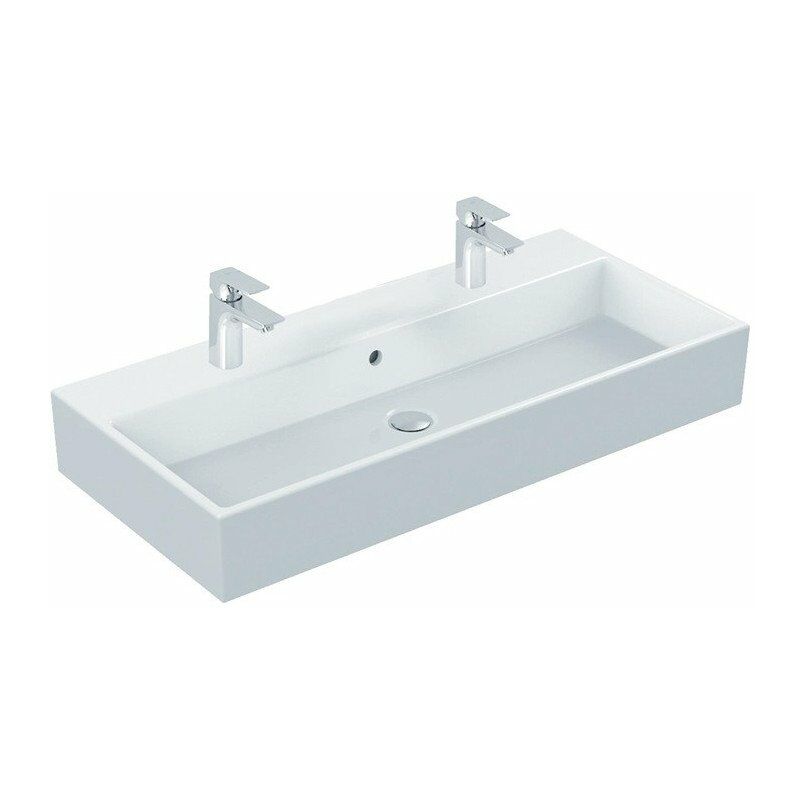 Ideal - Lavabo STRADA 2 orificios para grifería izquierda y derecha 910 x 420 x 150 mm blanco STANDARD
Ideal - Lavabo STRADA 2 orificios para grifería izquierda y derecha 910 x 420 x 150 mm blanco STANDARD
