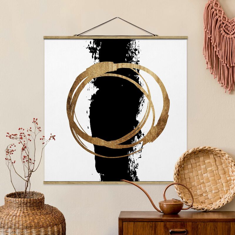 Imagen de tela - Abstract Shapes - Gold And Black - Cuadrado 1:1 Dimensión LxA: 80cm x 80cm
Imagen de tela - Abstract Shapes - Gold And Black - Cuadrado 1:1 Dimensión LxA: 80cm x 80cm