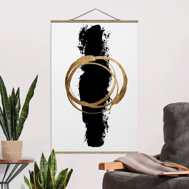 Imagen de tela - Abstract Shapes - Gold And Black - Alto 3:2 Dimensión LxA: 150cm x 100cm
Imagen de tela - Abstract Shapes - Gold And Black - Alto 3:2 Dimensión LxA: 150cm x 100cm