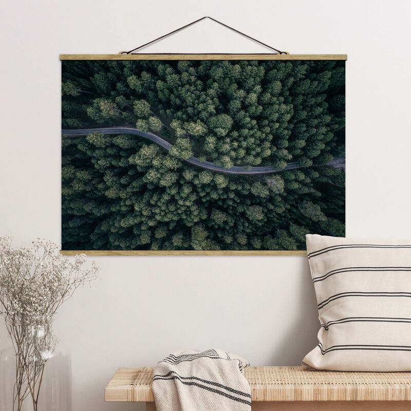 Imagen de tela - Aerial View - Forest Road From The Top - Apaisado 2:3 Dimensión LxA: 53.5cm x 80cm
Imagen de tela - Aerial View - Forest Road From The Top - Apaisado 2:3 Dimensión LxA: 53.5cm x 80cm