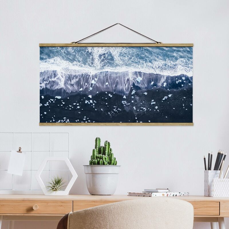 Imagen de tela - Aerial View - Jökulsárlón In Iceland - Apaisado 1:2 Dimensión LxA: 50cm x 100cm
Imagen de tela - Aerial View - Jökulsárlón In Iceland - Apaisado 1:2 Dimensión LxA: 50cm x 100cm