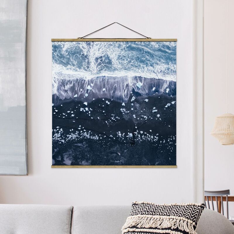 Imagen de tela - Aerial View - Jökulsárlón In Iceland - Cuadrado 1:1 Dimensión LxA: 80cm x 80cm
Imagen de tela - Aerial View - Jökulsárlón In Iceland - Cuadrado 1:1 Dimensión LxA: 80cm x 80cm