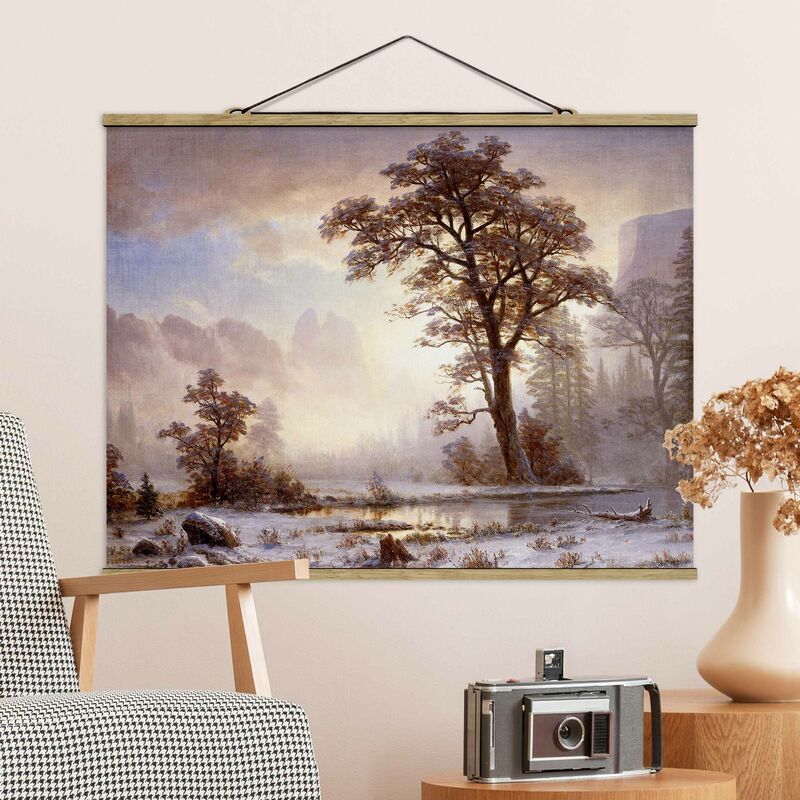 Imagen de tela - Albert Bierstadt - Yosemite Valley During Snowfall - Apaisado 3:4 Dimensión LxA: 60cm x 80cm
Imagen de tela - Albert Bierstadt - Yosemite Valley During Snowfall - Apaisado 3:4 Dimensión LxA: 60cm x 80cm