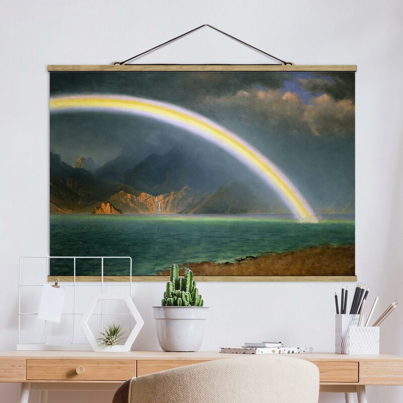 Imagen de tela - Albert Bierstadt - Rainbow Over Jenny Lake - Apaisado 2:3 Dimensión LxA: 66.5cm x 100cm
Imagen de tela - Albert Bierstadt - Rainbow Over Jenny Lake - Apaisado 2:3 Dimensión LxA: 66.5cm x 100cm