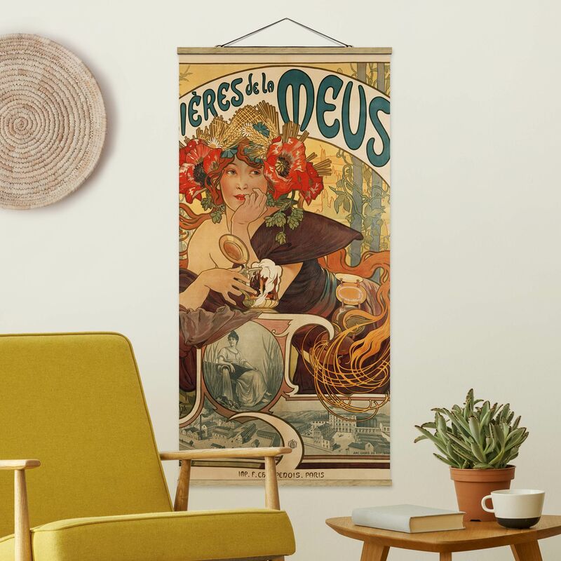Imagen de tela - Alfons Mucha - Poster For La Meuse Beer - Alto 2:1 Dimensión LxA: 100cm x 50cm
Imagen de tela - Alfons Mucha - Poster For La Meuse Beer - Alto 2:1 Dimensión LxA: 100cm x 50cm